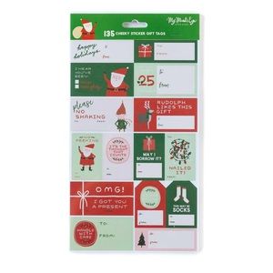 My Mind’s Eye 135 Christmas Sticker Gift Labels NWT